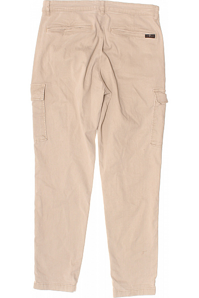 7 for all mankind Dámské cargo kalhoty volnočasové béžové plátěné Velikost 31 | 7 for all mankind | obrázek 2