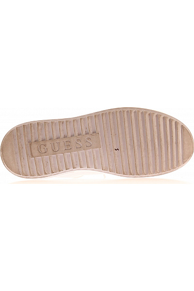 Guess dámské bílé tenisky na platformě šněrovací volnočasové Vel. 38 | Guess | obrázek 3