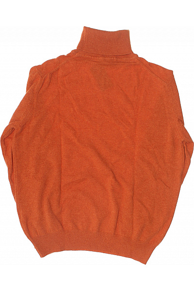 MAX TONSO CASHMERE dámský oranžový vlněný rolák s dlouhým rukávem Velikost M | MAX TONSO CASHMERE | obrázek 2