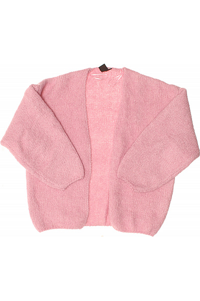 LINDEX Růžový Pletený Kardigan Oversized Velikost XS