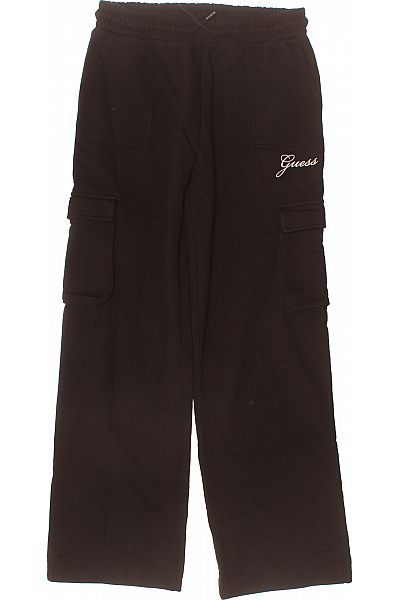 Guess Dívčí bavlněné cargo kalhoty volné hnědé Vel. 14 | Guess | obrázek 2