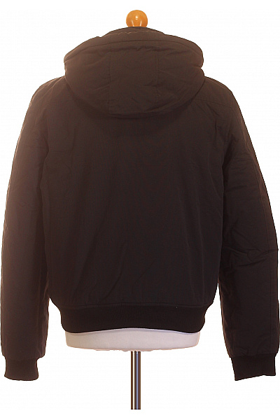 Černá pánská zimní bunda bomber s kapucí Vel. M | Unimoda | obrázek 2
