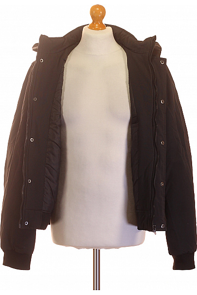 Černá pánská zimní bunda bomber s kapucí Vel. M | Unimoda | obrázek 3