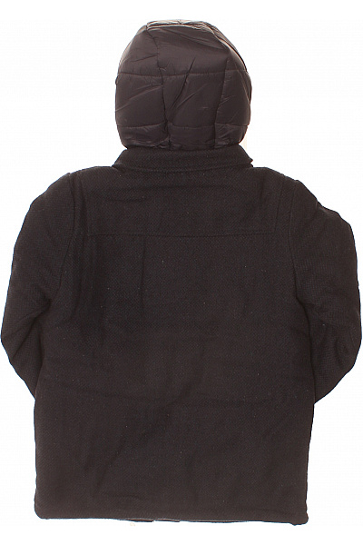 MINOTI Černý dívčí duffle kabát s kapucí Vel. EU 128/134 CM | MINOTI | obrázek 3