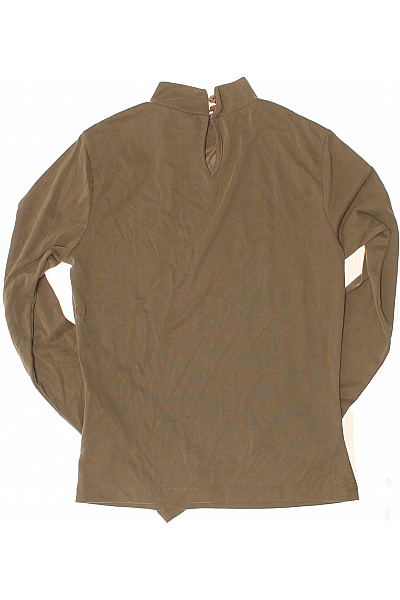 NA-KD Dámské tričko s dlouhým rukávem a rolákem khaki Velikost EU XS | NA-KD | obrázek 2