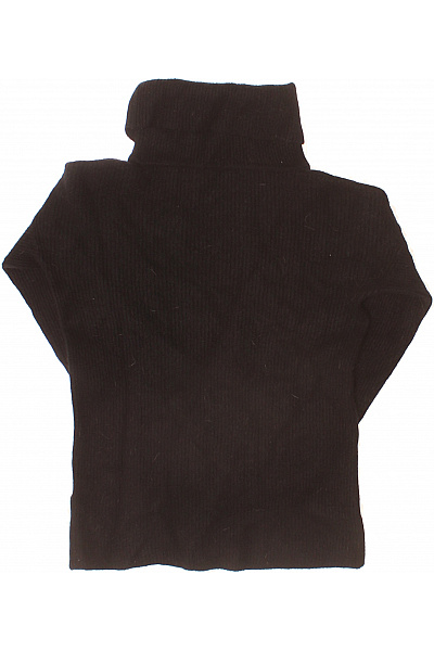 MAX TONSO CASHMERE Dámský černý vlněný žebrovaný rolák Velikost s | MAX TONSO CASHMERE | obrázek 2