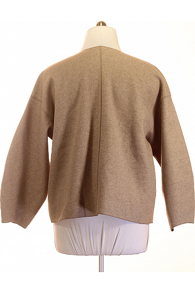 VILA Béžový krátký kabát oversized elegantní Vel. 44 | VILA | obrázek 3