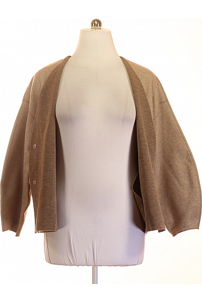 VILA Béžový krátký kabát oversized elegantní Vel. 44 | VILA | obrázek 4