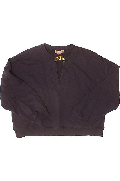 TWINSET Dámská Mikina S Dlouhým Rukávem Crewneck černá Velikost XXL