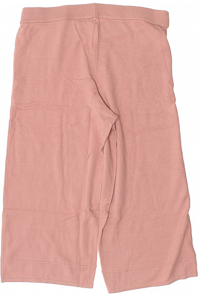 Dámské pletené kalhoty pod kolena růžové Vel. XXL | Unimoda | obrázek 3