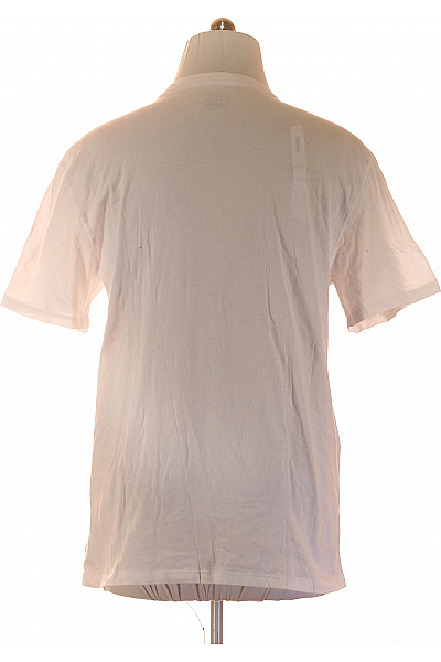 ADIDAS Bílé pánské basic tričko s krátkým rukávem a kulatým výstřihem Velikost 2XL | ADIDAS | obrázek 3