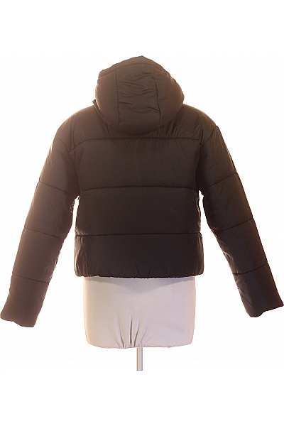 Nike Černá prošívaná zimní bunda s kapucí puffer Velikost M | Nike | obrázek 2