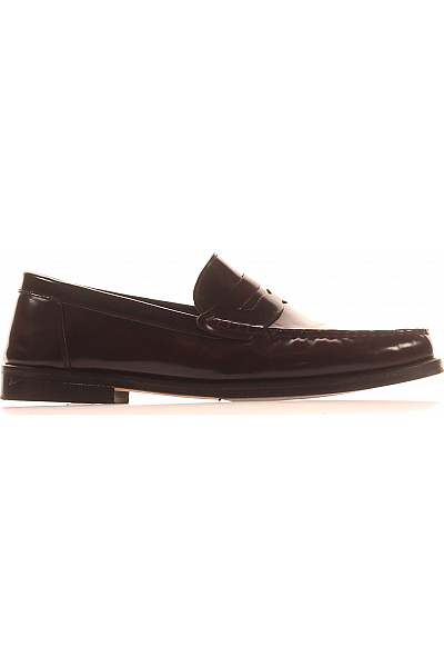 Emilio Sarto Pánské Hnědé Kožené Mokasíny Elegantní Vel. 46