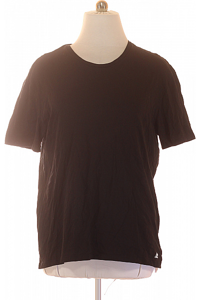 ADIDAS Pánské Tričko S Krátkým Rukávem černé Jednobarevné Basic Velikost 2XL