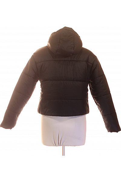 Nike Černá prošívaná puffer bunda s kapucí Vel. EU S | Nike | obrázek 2