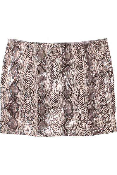 Boohoo Dámská Mini Sukně Se Vzorem Hadí Kůže