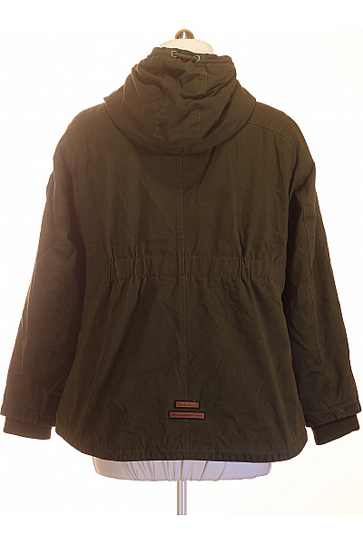 MARIKOO Dámská khaki parka s kapucí a beránkem Velikost 3XL | MARIKOO | obrázek 3