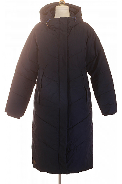 Ragwear Modrá Prošívaná Zimní Dlouhá Bunda S Kapucí Vel. EU S