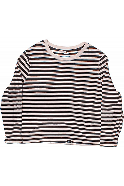GERRY WEBER Dámské Pruhované Tričko S Dlouhým Rukávem Crewneck Vel. 48