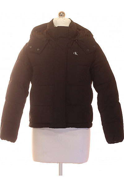 Calvin Klein Černá prošívaná zimní bunda s kapucí puffer Vel. EU XS | Calvin Klein | obrázek 2