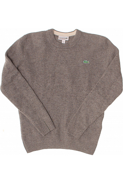 LACOSTE pánský pletený svetr s dlouhým rukávem šedý Velikost S | LACOSTE | obrázek 2