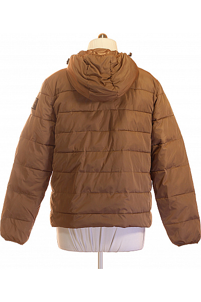 Calvin Klein Hnědá prošívaná puffer bunda se zipem a kapucí Vel. xl | Calvin Klein | obrázek 2