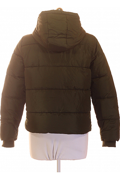 PIECES Dámská khaki prošívaná puffer bunda s kapucí Vel. EU M | PIECES | obrázek 2