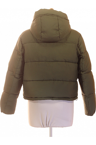 TOMMY HILFIGER Dámská khaki prošívaná puffer bunda s kapucí Vel. EU XS | TOMMY HILFIGER | obrázek 3
