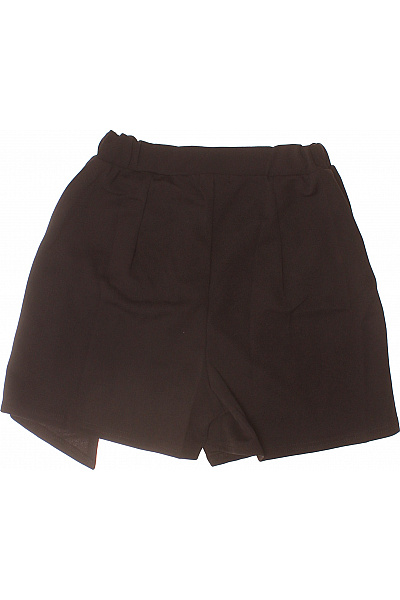 boohoo dámské černé mini kraťasy volnočasové s gumou v pase | boohoo | obrázek 2