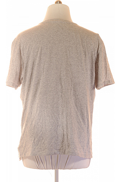 ADIDAS Pánské tričko s krátkým rukávem šedé jednobarevné basic Velikost 2XL | ADIDAS | obrázek 3