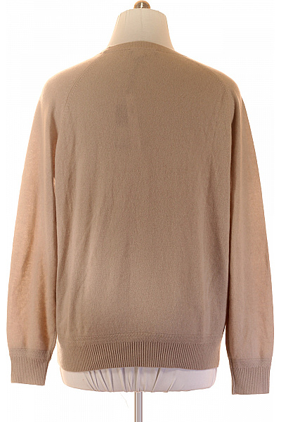 LAWRENCE GREY Pánský béžový kašmírový pulovr basic Vel. EU XXXL | LAWRENCE GREY | obrázek 2