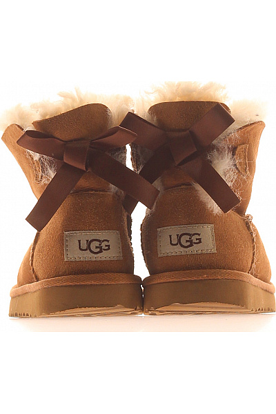 UGG Dětské kotníkové válenky s kožíškem a mašlí Vel. 30 | UGG | obrázek 4
