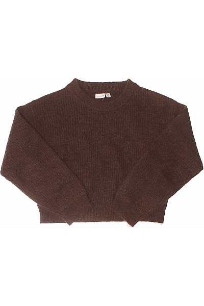 Name It Dívčí Hnědý Oversized Svetr Vel. EU 134-140