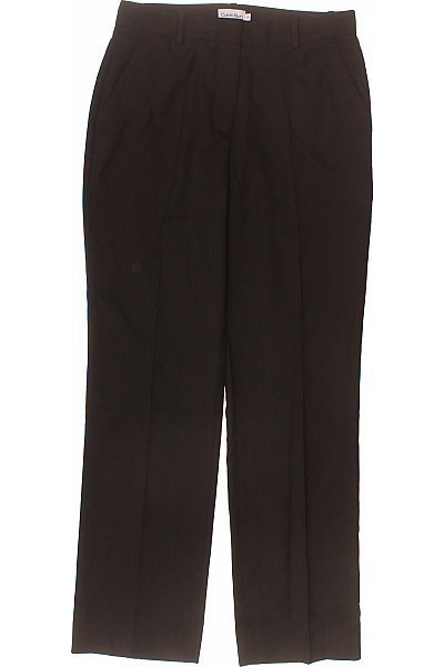 Calvin Klein elegantní černé business kalhoty rovné s puky Vel. 38 | Calvin Klein | obrázek 2