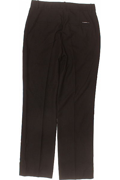 Calvin Klein elegantní černé business kalhoty rovné s puky Vel. 38 | Calvin Klein | obrázek 3
