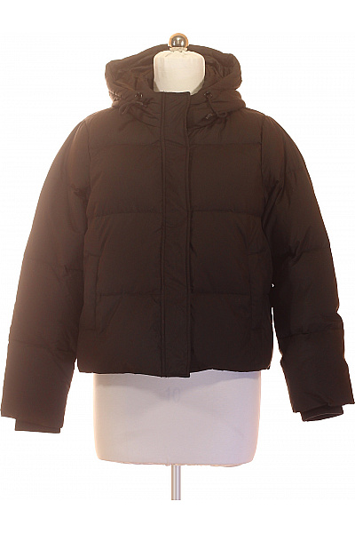 ONLY Černá Krátká Prošívaná Puffer Bunda S Kapucí Vel. EU M