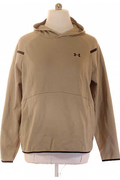 UNDER ARMOUR Pánská khaki sportovní mikina s kapucí přes hlavu Vel. EU XL | UNDER ARMOUR | obrázek 2