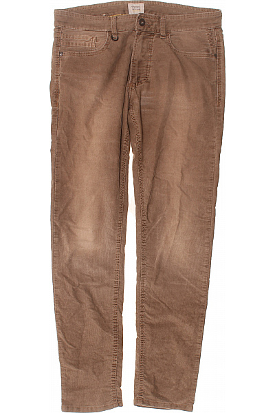 Camel Active Pánské Manšestrové Kalhoty Volnočasové Hnědé Velikost EU 32/34