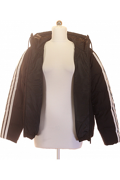 ADIDAS Černá prošívaná zimní puffer bunda s kapucí Vel. m | ADIDAS | obrázek 3