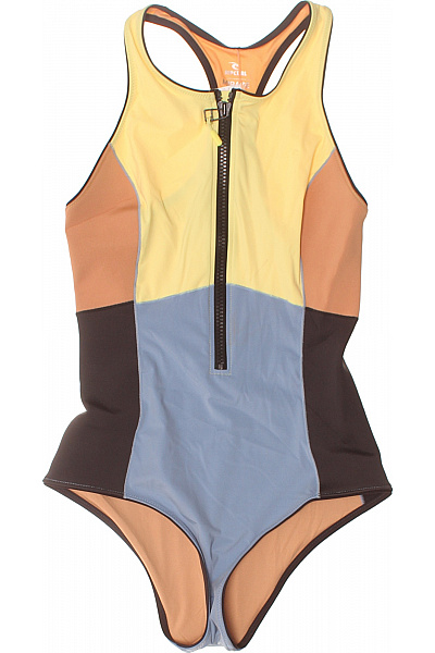 Rip Curl Jednodílné Plavky Dvoubarevné Se Zipem Velikost M