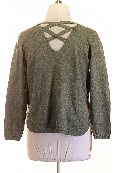 ONLY Dámský khaki pletený pulovr basic Velikost XL | ONLY | obrázek 2