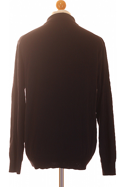 MAX TONSO CASHMERE Pánský bavlněný svetr s límečkem na knoflíky Velikost L | MAX TONSO CASHMERE | obrázek 3