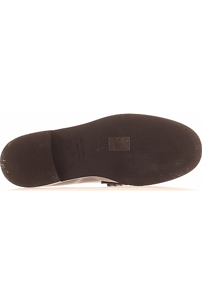 ARMANI Pánské černé lakované mokasíny elegantní Vel. 9 | ARMANI | obrázek 3