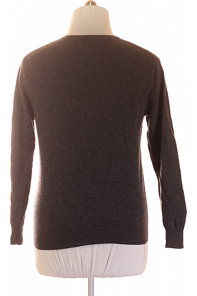 MAX TONSO CASHMERE Dámský kašmírový svetr do V šedý Velikost EU L | MAX TONSO CASHMERE | obrázek 2
