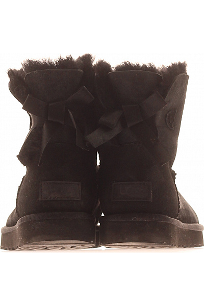 UGG Černé kotníkové válenky s mašlí Vel. 37 | UGG | obrázek 4