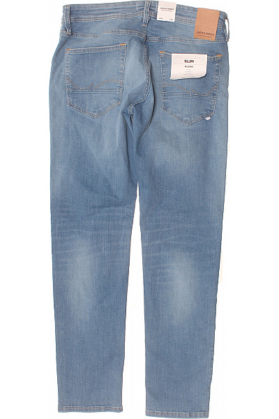 JACK & JONES Pánské džíny modré rovné seprané Vel. 34/32 | JACK & JONES | obrázek 2