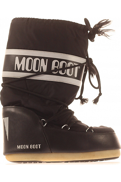 Moon Boot Černé Zimní Sněhule Do Sněhu Zateplené šněrovací Vel. 35/38
