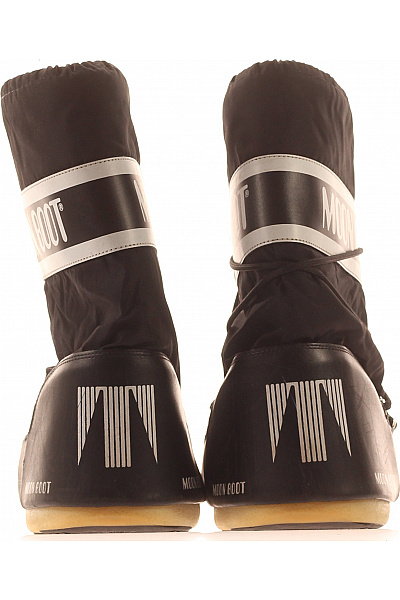 Moon Boot Černé zimní sněhule do sněhu zateplené šněrovací Vel. 35/38 | Moon Boot | obrázek 4