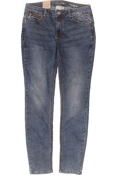 TOM TAILOR Dámské Modré Strečové Skinny Džíny S Kapsami Velikost 31/32
