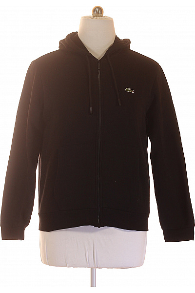 LACOSTE dámská černá mikina s kapucí a dlouhým rukávem Vel. L | LACOSTE | obrázek 2